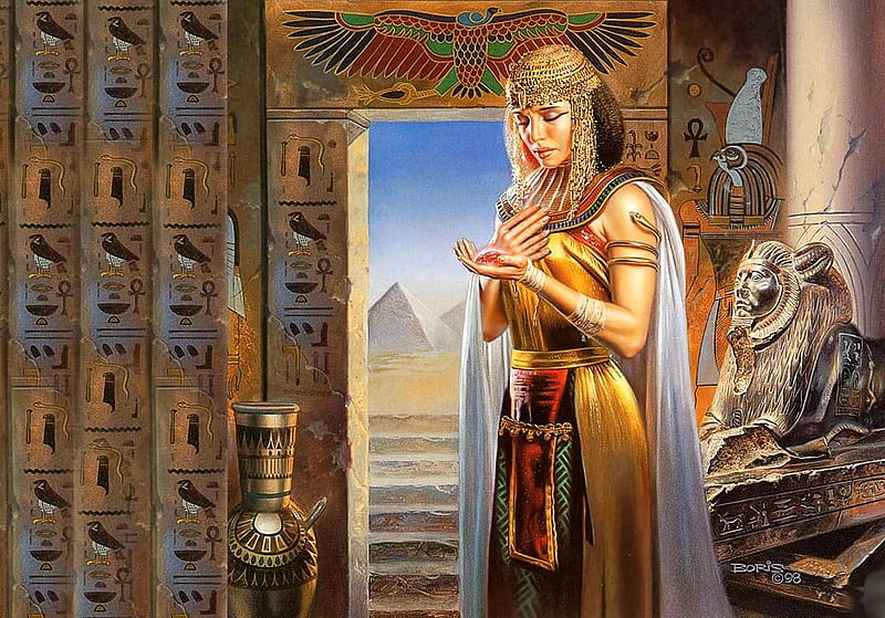 ☆Cleopatra,Queen and Goddess of Egypt☆, pharaoh of the ptolemaic dynasty, goddess, queen, bonito, cleopatra, thea philopator, woman, egypt, HD wallpaper