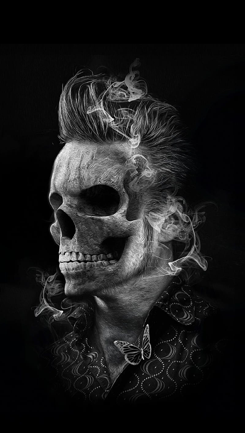 Rocker Skull, fsdf, HD phone wallpaper