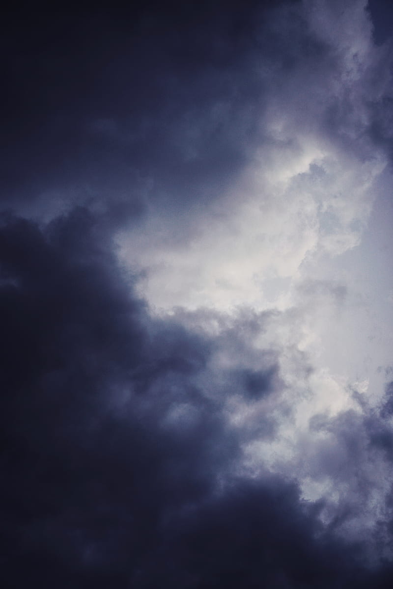 clouds, sky, weather, cloudy, HD phone wallpaper