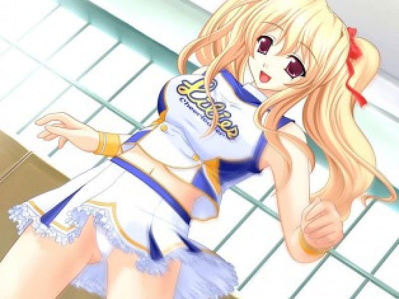 Cheer!, girls, cheerleader, anime, HD wallpaper