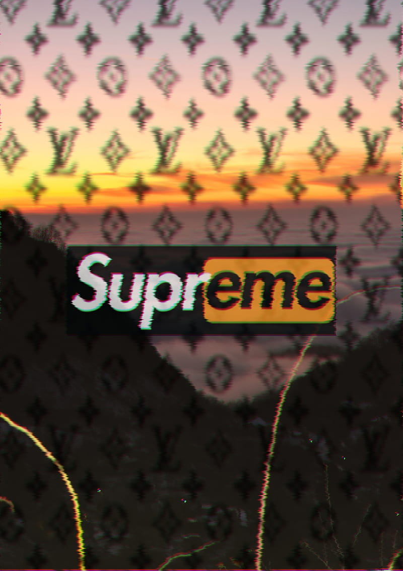 Supreme, background, flex, louis vuitton, word, HD phone wallpaper