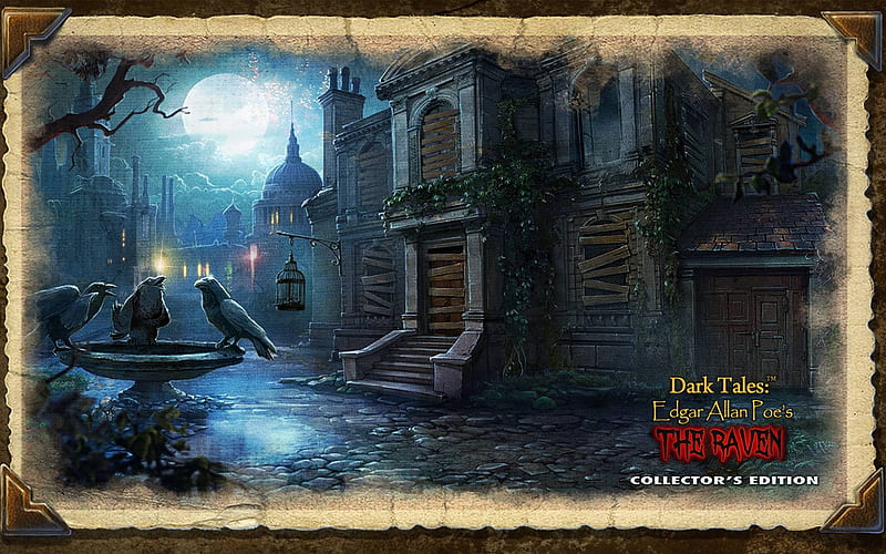 Dark Tales 10 - Edgar Allan Poe's The Raven09, hidden object, cool, video games, puzzle, fun, HD wallpaper