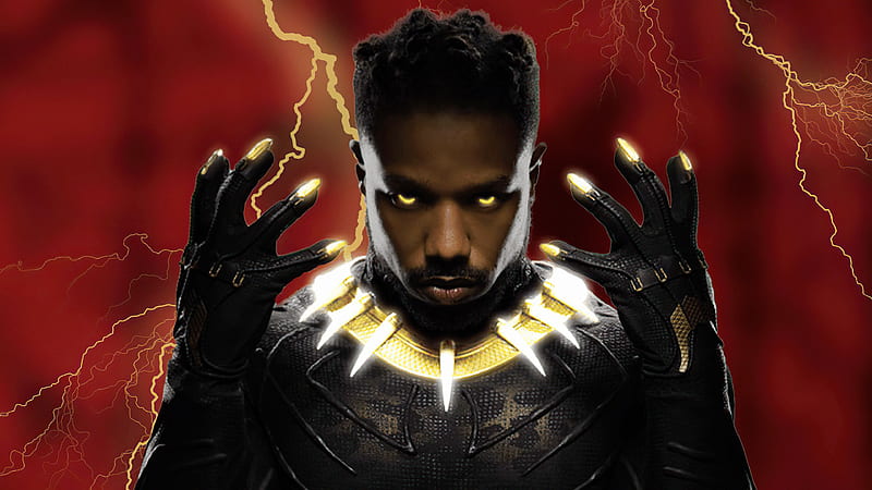 Killmonger Black Panther Wakanda Forever, black-panther-wakanda-forever, black-panther, 2022-movies, movies, artist, artwork, digital-art, behance, HD wallpaper