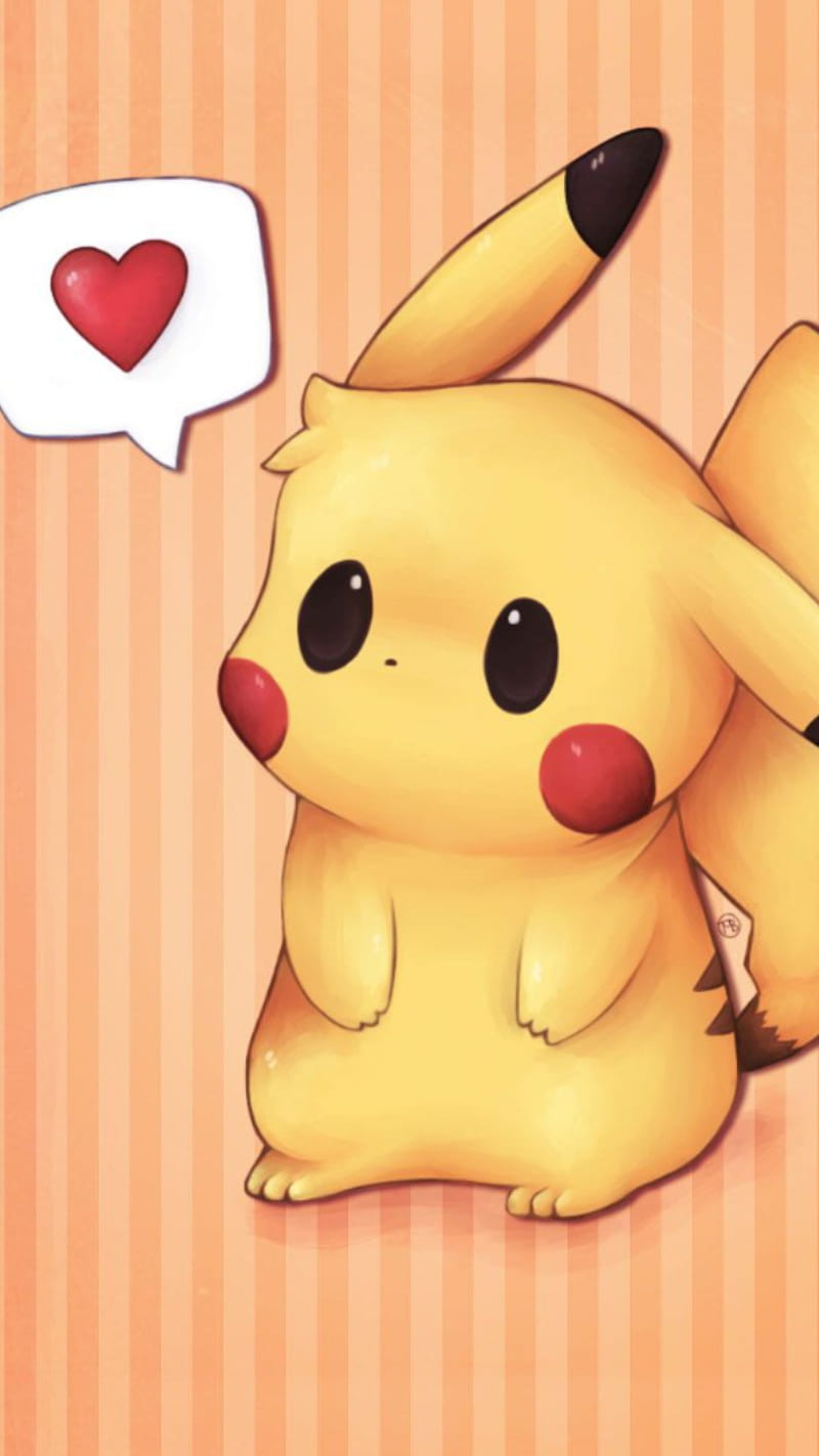 Cute pikachu, pikachu, pikachu pokemon, pokemon, pokemon pikachu, HD phone wallpaper