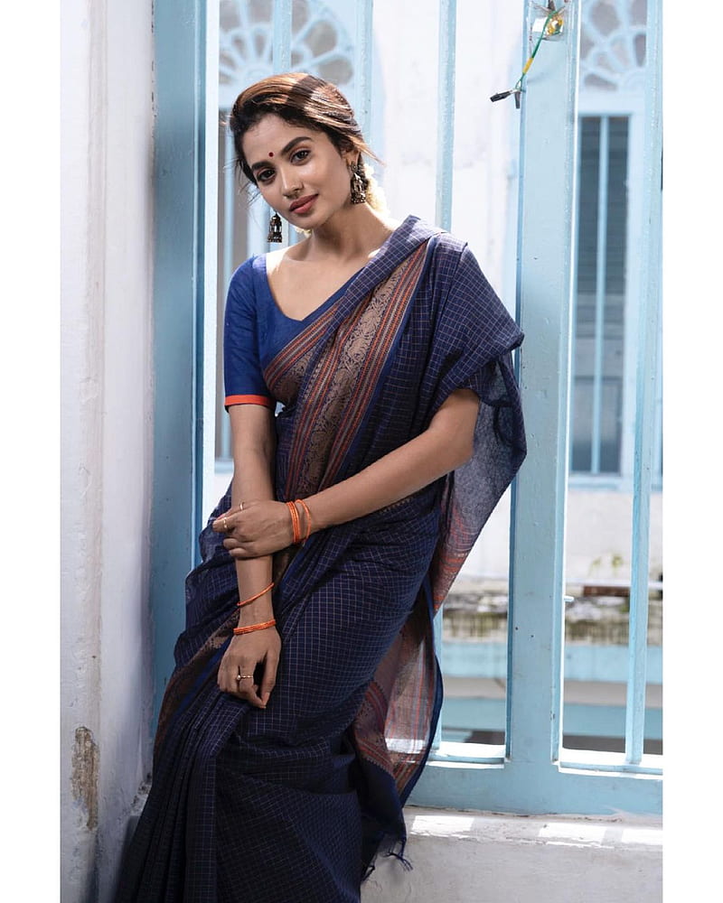 Teju Ashwini, fashion design, tartan, HD phone wallpaper