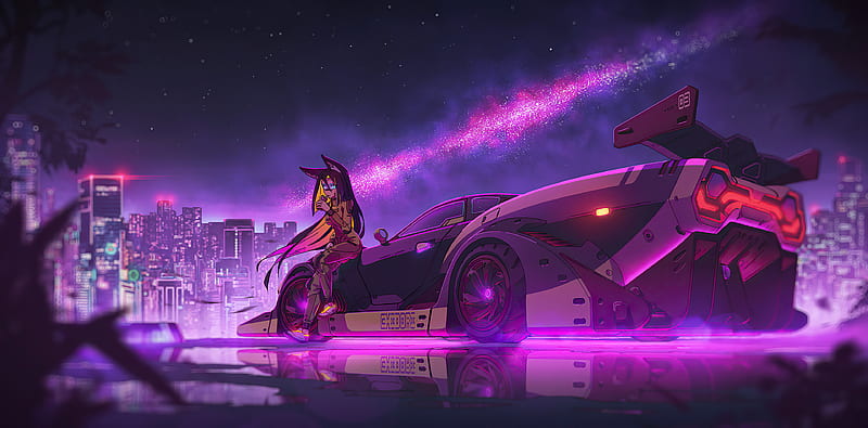 My Cyberpunk Ride neon wallpapers, hd-wallpapers, digital art wallpapers, cyberpunk  wallpapers, artwork wallpapers, art…