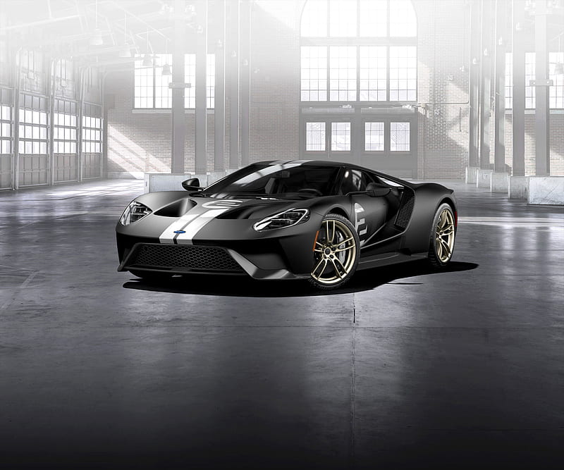 Ford GT 66 Heritage Edition Side View, ford-gt, ford, carros, HD wallpaper