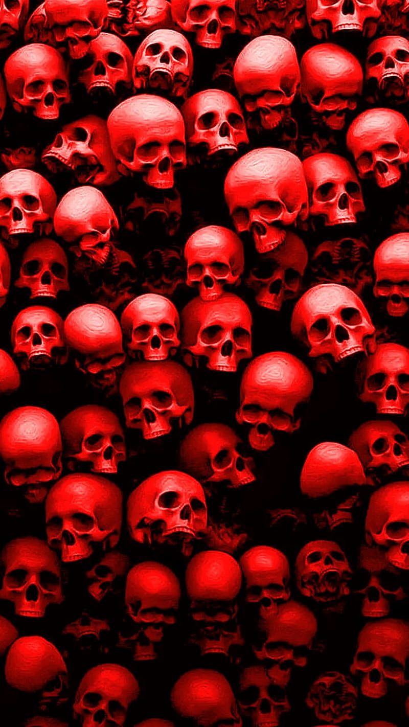 Xtrared skulls, demons, spiritual, HD phone wallpaper