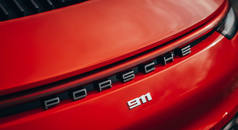 2019 Porsche 911 Carrera S (UK-Spec; 992) - Badge, HD wallpaper