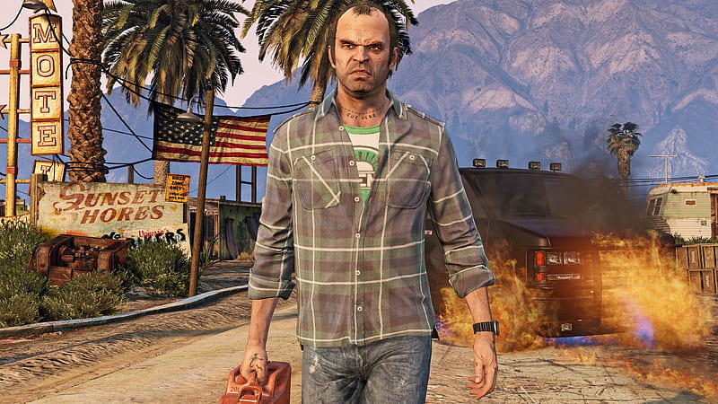 Grand Theft Auto V Trevor, GTA 5, characters, GTA V, HD wallpaper