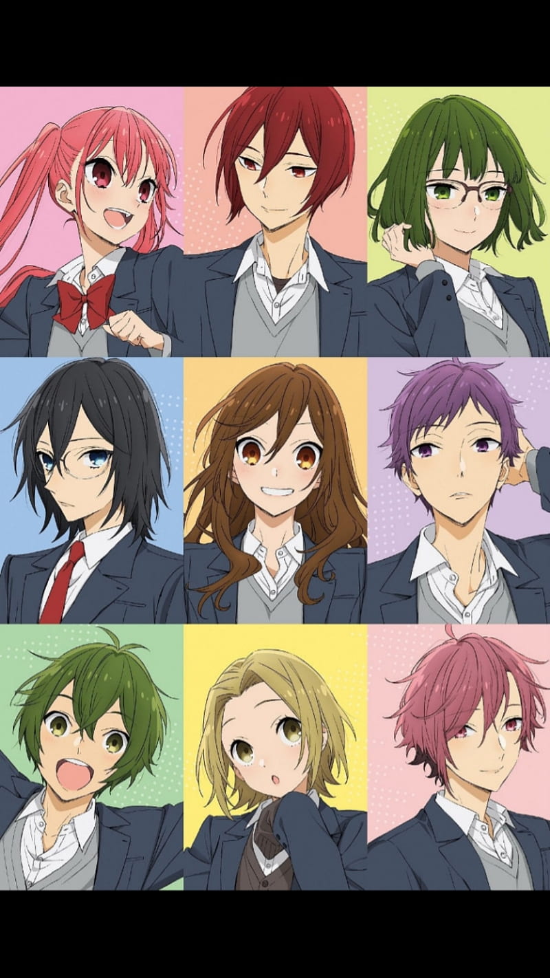 Horimiya, anime, manga, HD phone wallpaper
