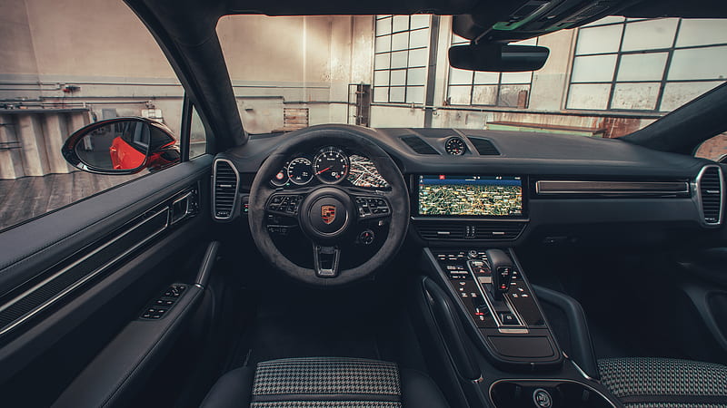 Porsche Cayenne Turbo Coupe 2019 Interior, HD wallpaper