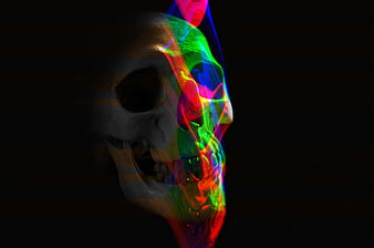 RGB Skull, earth, ultra, HD wallpaper | Peakpx