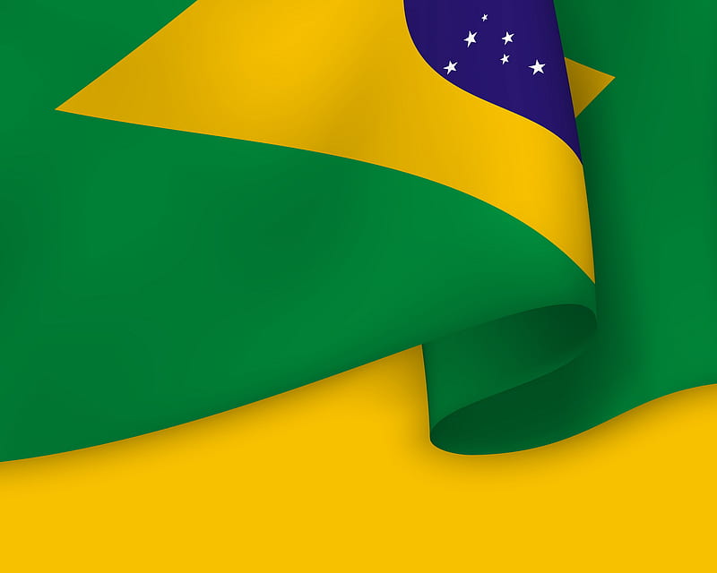 Brasil Flag, abstract, brasilian, brazil, colors, national, vector, HD wallpaper