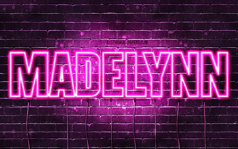 madelynn-with-names-female-names-madelynn-name-purple-neon-lights