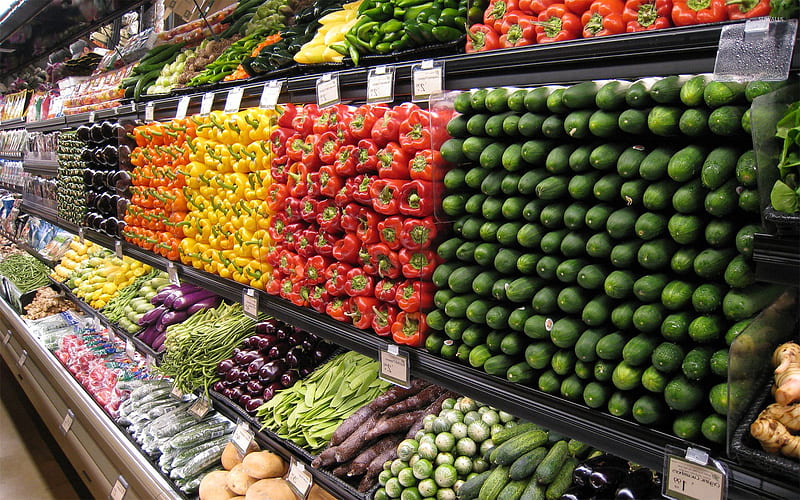Grocery store - graphy, HD wallpaper