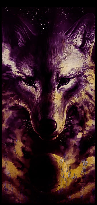 Loup Lune Wolf Hd Mobile Wallpaper Peakpx
