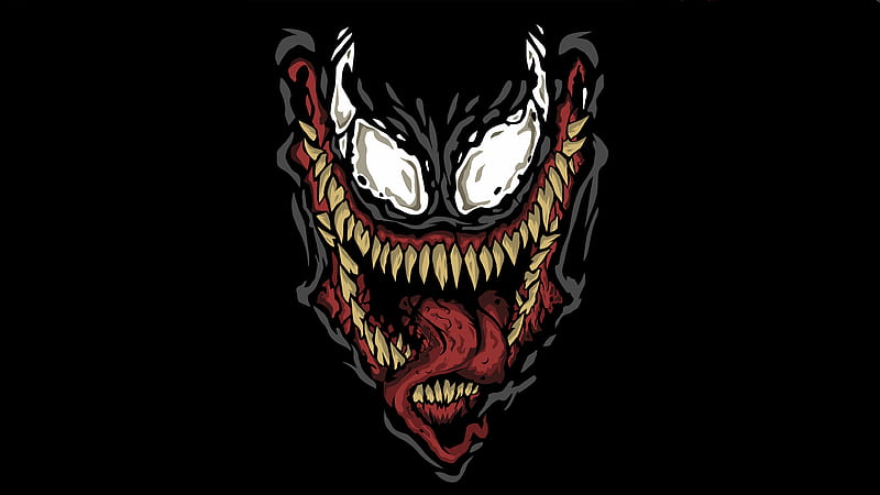 Venom Minimalism, HD wallpaper