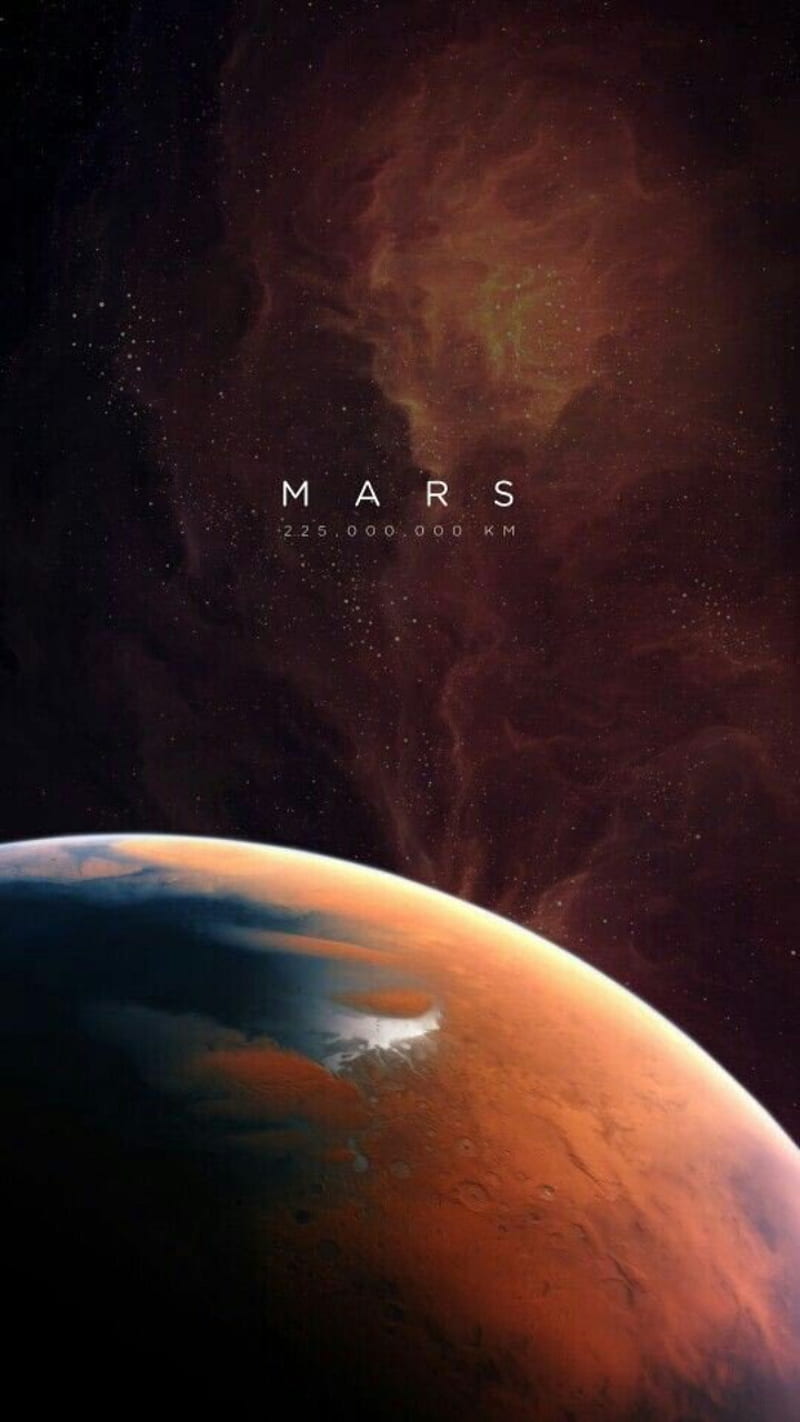Mars, black, cool, earth, galaxy, planet, space, star, HD phone wallpaper