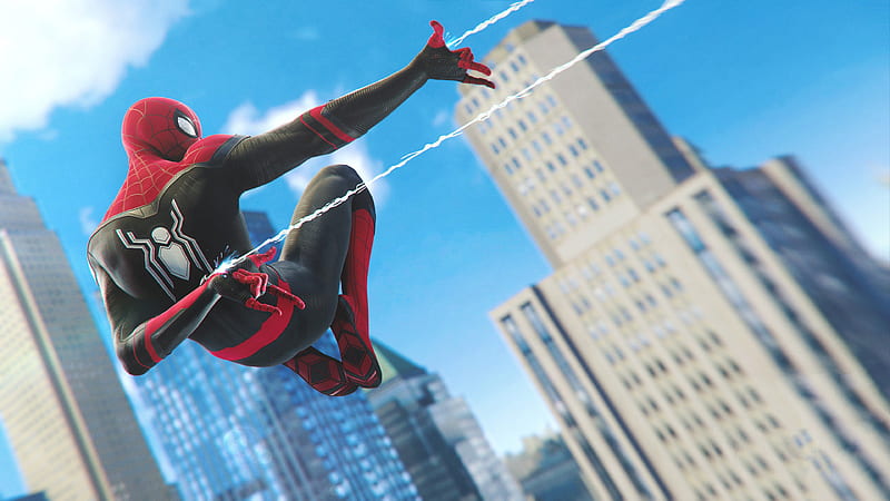 Spiderman Ps4 Far From Home Upgraded Stealth Suit , spiderman-ps4, spiderman, superheroes, games, 2019-games, ps-games, HD wallpaper
