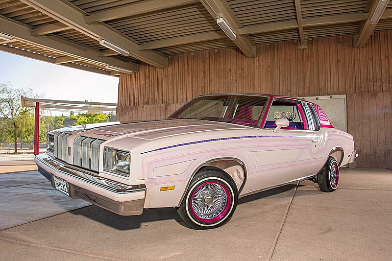 1978-Oldsmobile-Cutlass-Supreme, Spokes, Olds, GM, Lite pink, HD wallpaper