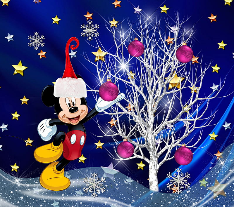 HD mickey mouse christmas wallpapers