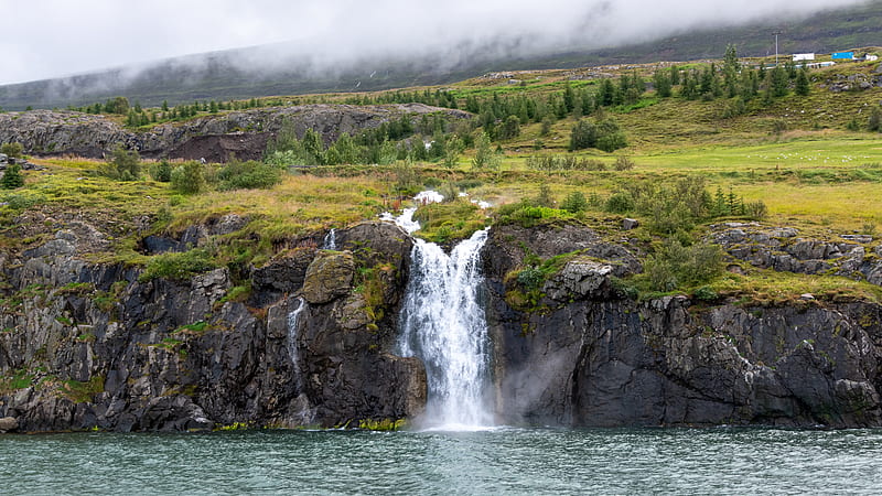 of Waterfalls During Daytime, HD wallpaper