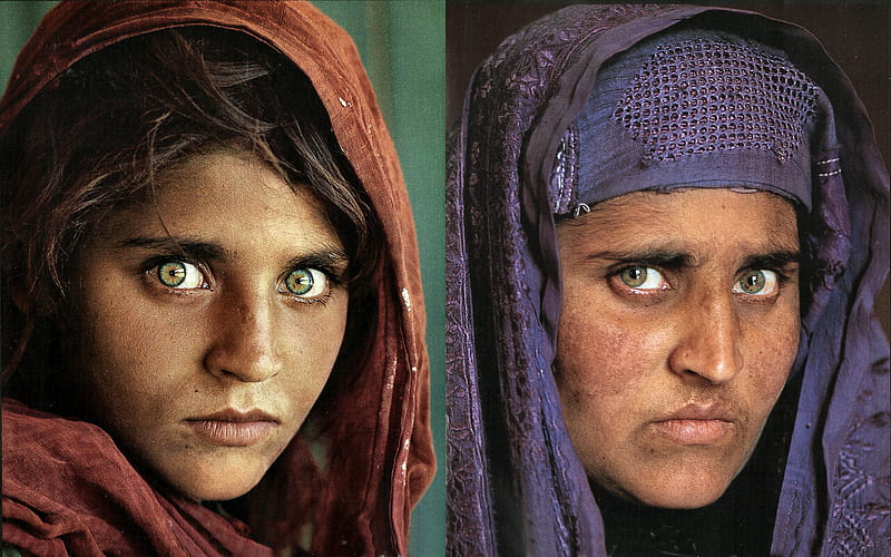 Sharbat (Khan) Gula 1 steve mccurry, graphy, wide screen, portrait, mccurry, afghanistan, HD wallpaper