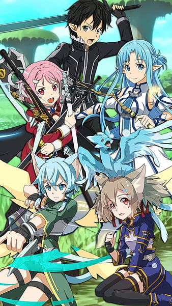 Wallpaper Art, Anime, Sword Art Online, Kirito, SAO, GGO, ALO for mobile  and desktop, section сёнэн, resolution 2200x1100 - download