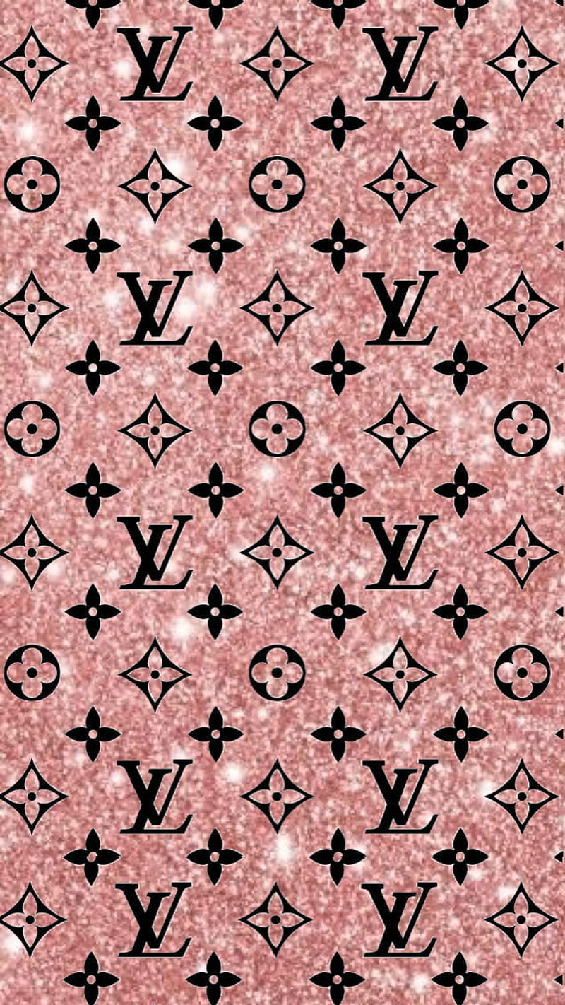 wallpaper louis vuitton logo pink
