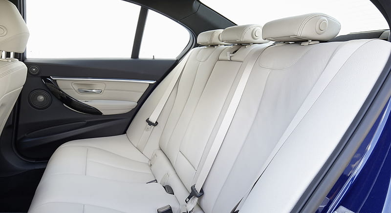 2016 BMW 3-Series LCI 340i Sport Line (Leather: Dakota Oyster) - Interior Rear Seats , car, HD wallpaper