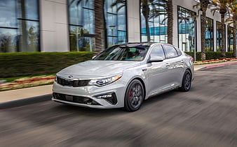 Kia Optima, street, 2019 cars, luxury cars, motion blur, new Optima, Kia, HD wallpaper