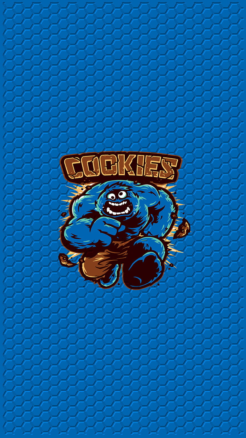 Cookie Monster, 929, cute, funny, kids, logo, sesame, street, trista hogue, HD phone wallpaper