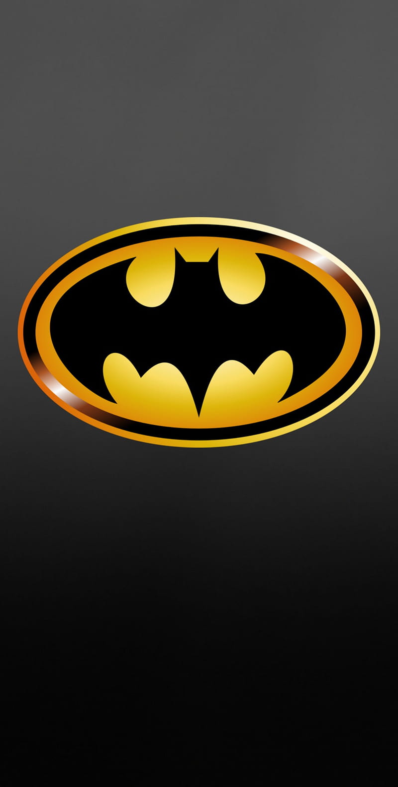 Batman, black, logo, HD phone wallpaper | Peakpx