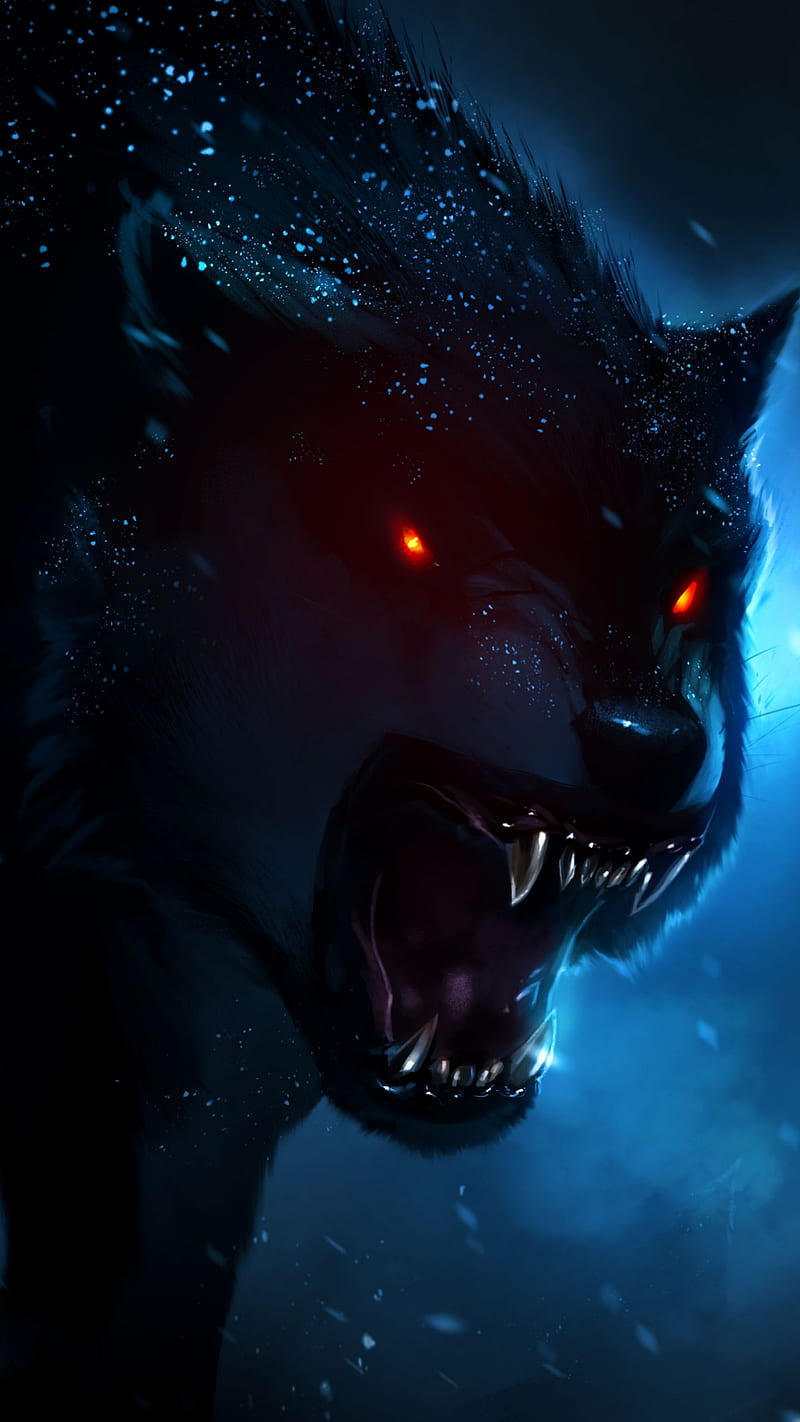 Angry Wolf, 2016, HD phone wallpaper