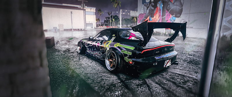 Mazda Rx7 Illegal On Street Nfs, need-for-speed, mazda-rx7, mazda, carros, HD wallpaper