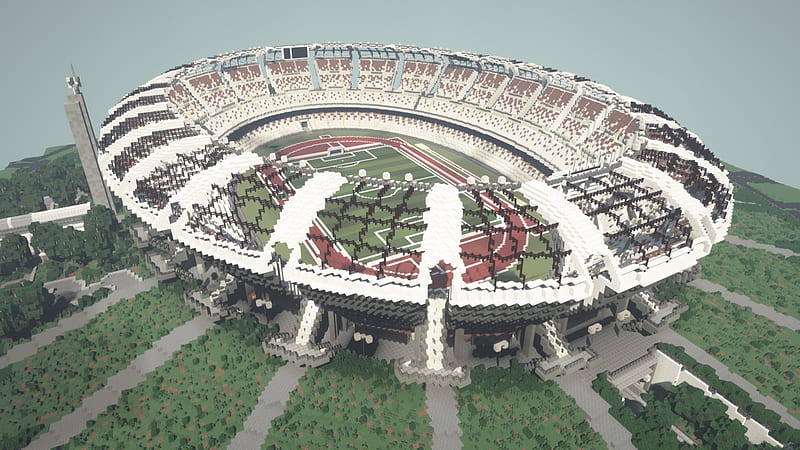 Stade Vélodrome - Soccer Stadium Minecraft Map