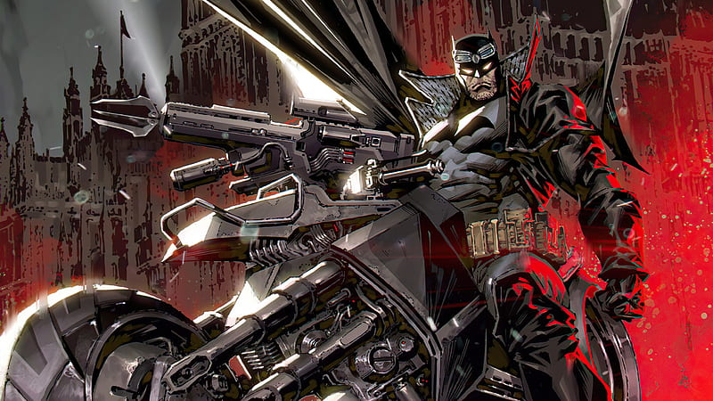 Batman, DC Comics, Motorcycle, HD wallpaper | Peakpx