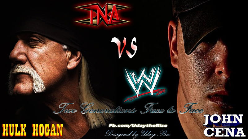 Hulk Hogan VS John Cena,WWE VS TNA,Icon VS Icon, john cena, wrestling, tna, wwe, hulk hogan, HD wallpaper