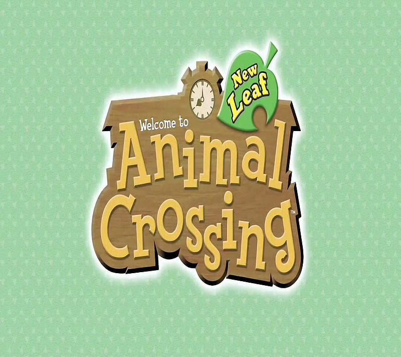 new leaf logo, acnl, animal, crossing, HD wallpaper