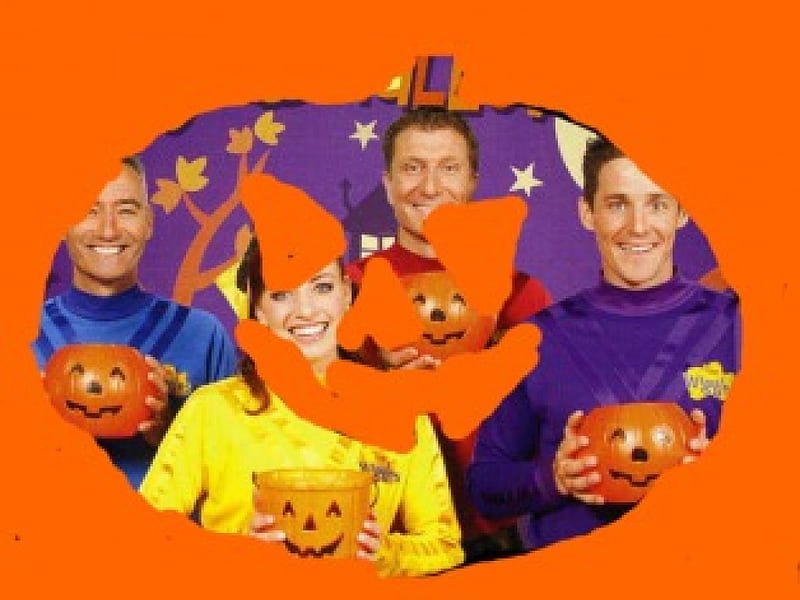 The Wiggles Pumpkin Face Halloween, Wiggles, Pumpkin, The, Halloween, Face, HD wallpaper