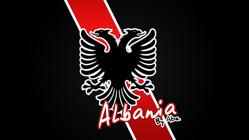 Albania RED-BLACK, Albania, redandblack, kombetarja, kuqezijeti, tifozat, HD wallpaper