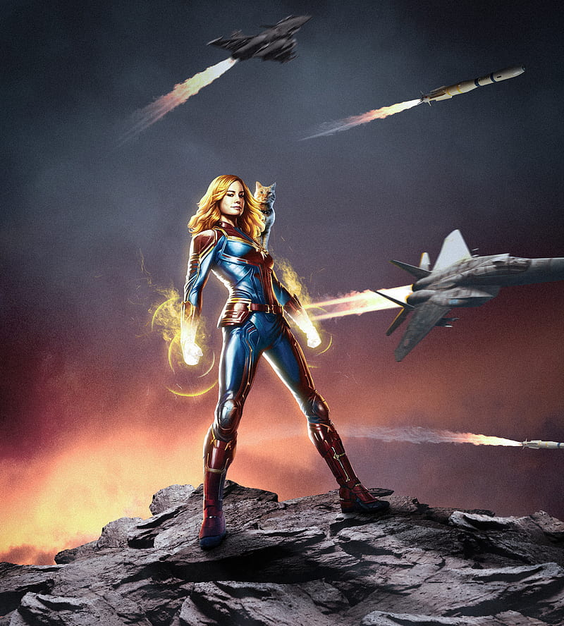 Captain Marvel iPhone Wallpapers