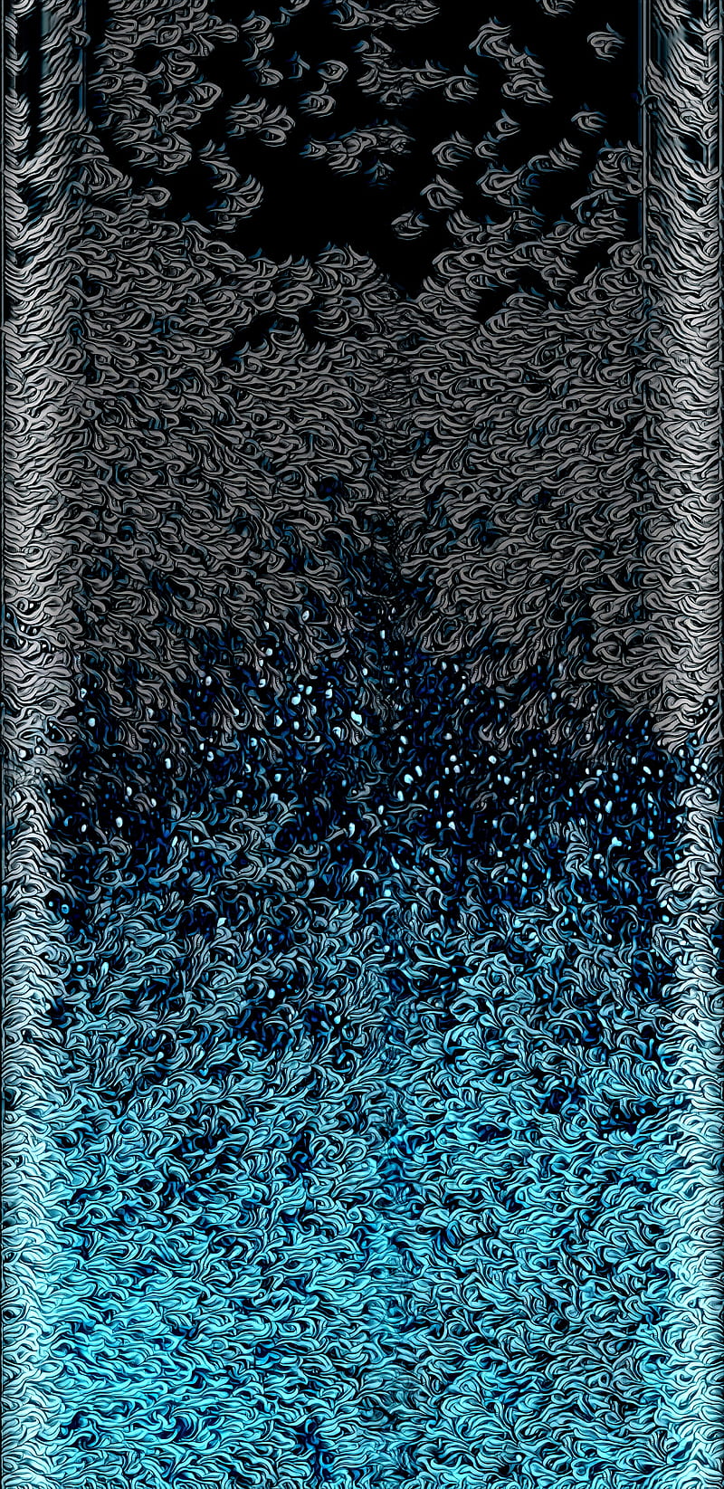 S Amoled Disrupt (237), Imaginesium, abstract, black, blue, concrete, edge, galaxy, gray, stone, texture, HD phone wallpaper