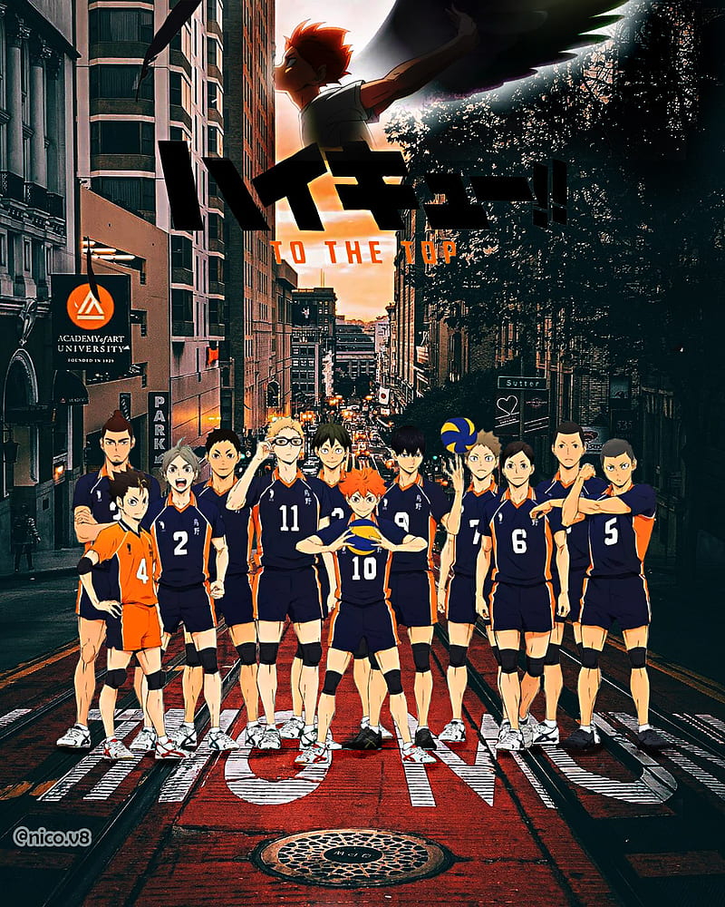 Haikyuu to the Top - Anime volleyball, Haikyuu wallpaper, Karasuno, Poster