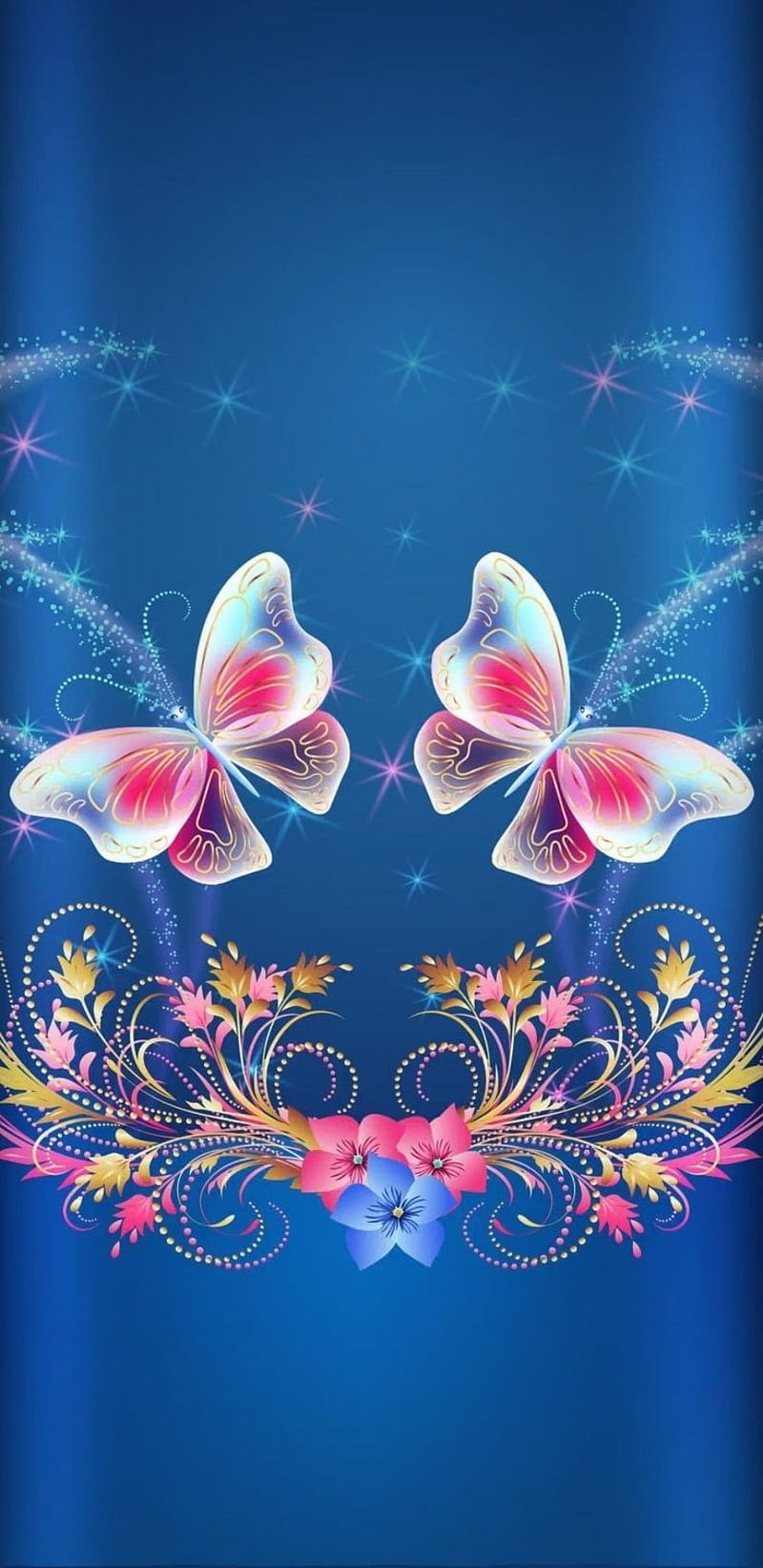 Blue Butterflies Wallpapers  Wallpaper Cave