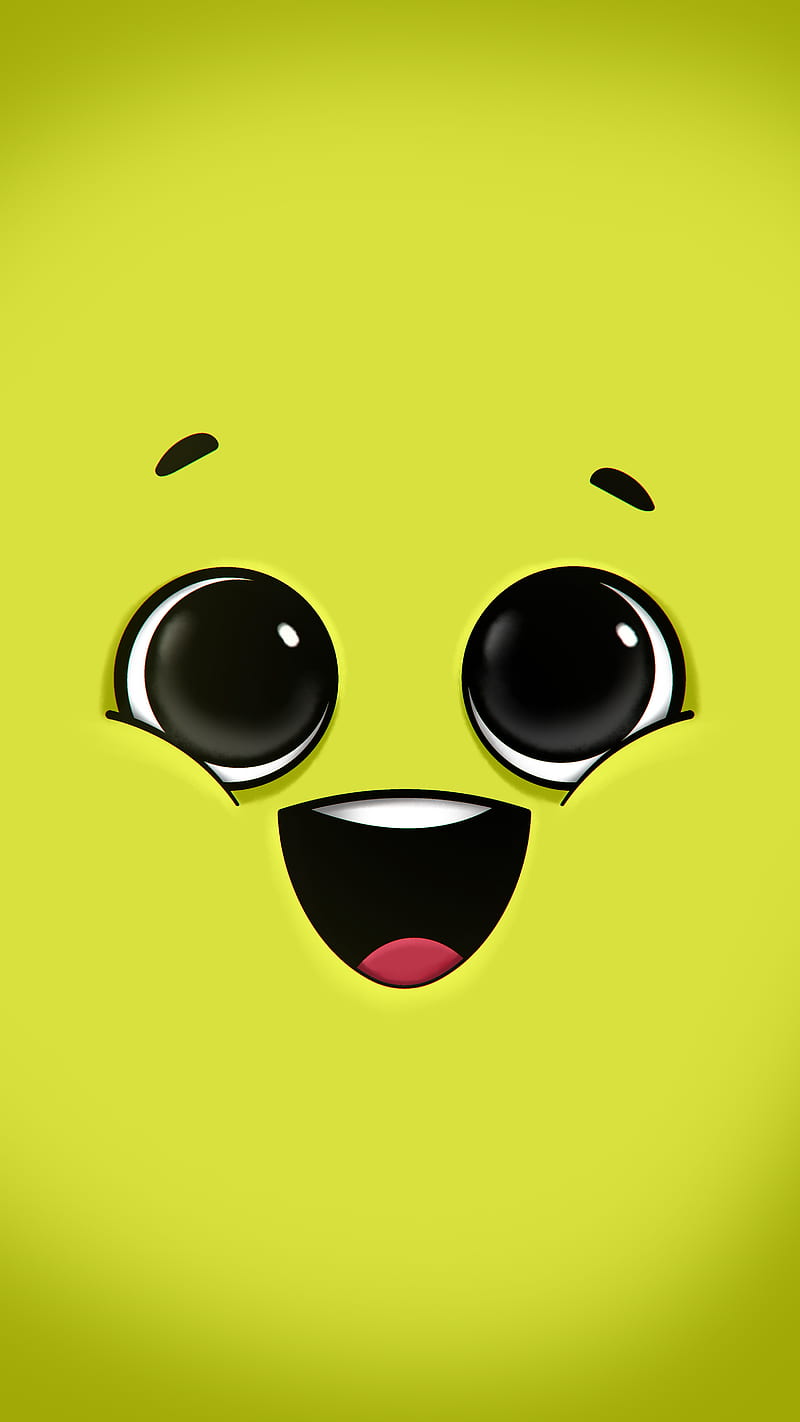 Happy Smile, black, yellow, HD phone wallpaper | Peakpx