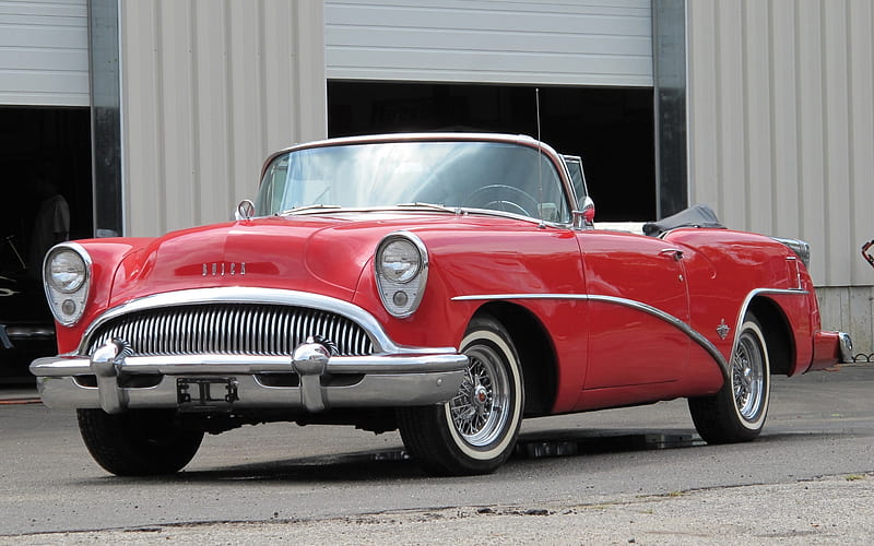 Buick Skylark_1954, red, Buick, old, car, HD wallpaper | Peakpx