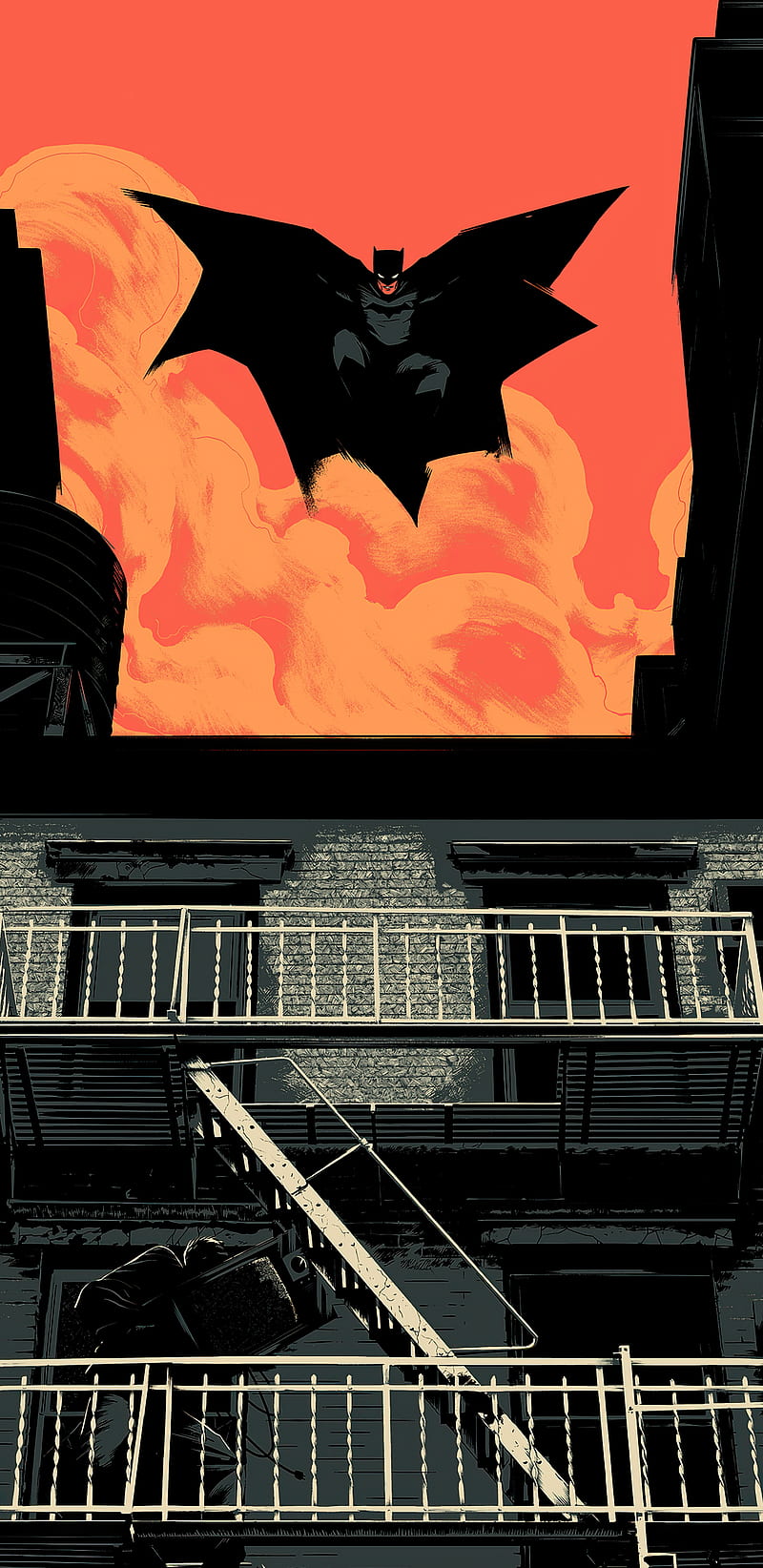 Batman and Robin, black, vertical, HD phone wallpaper