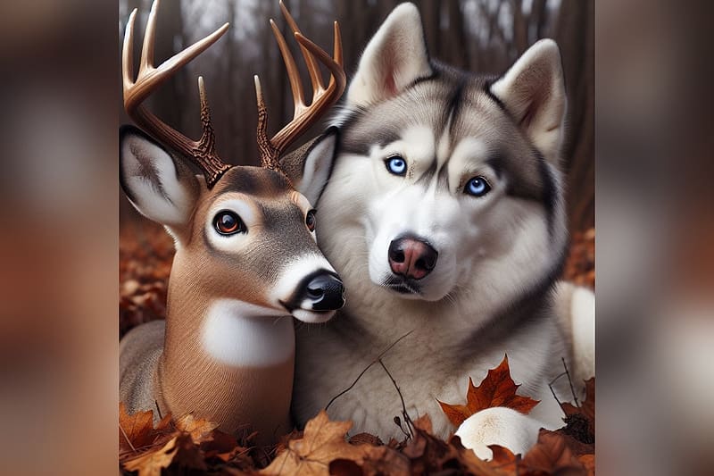 Red store deer husky